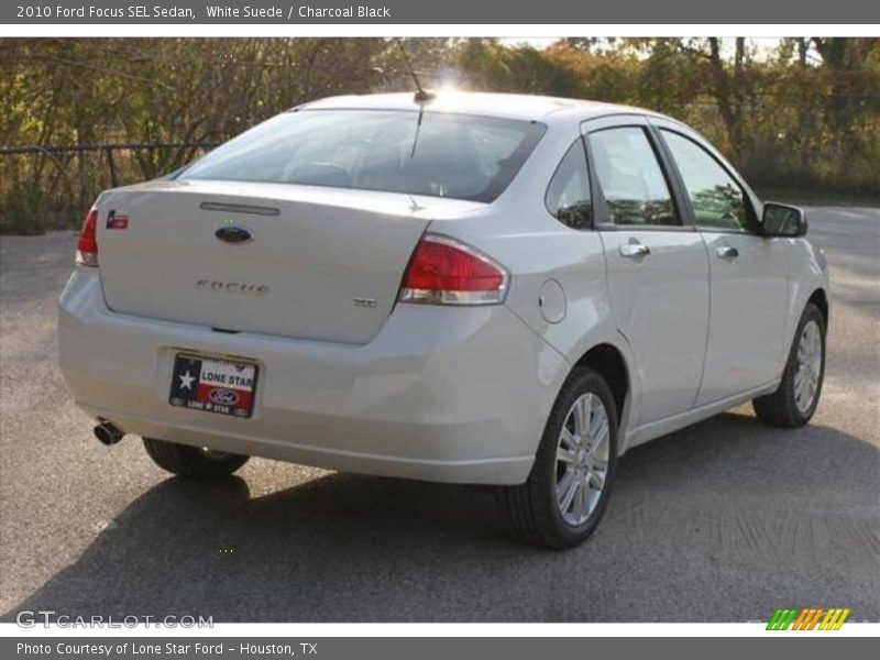 White Suede / Charcoal Black 2010 Ford Focus SEL Sedan