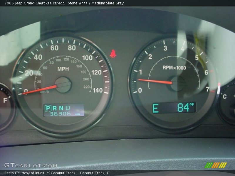 Stone White / Medium Slate Gray 2006 Jeep Grand Cherokee Laredo