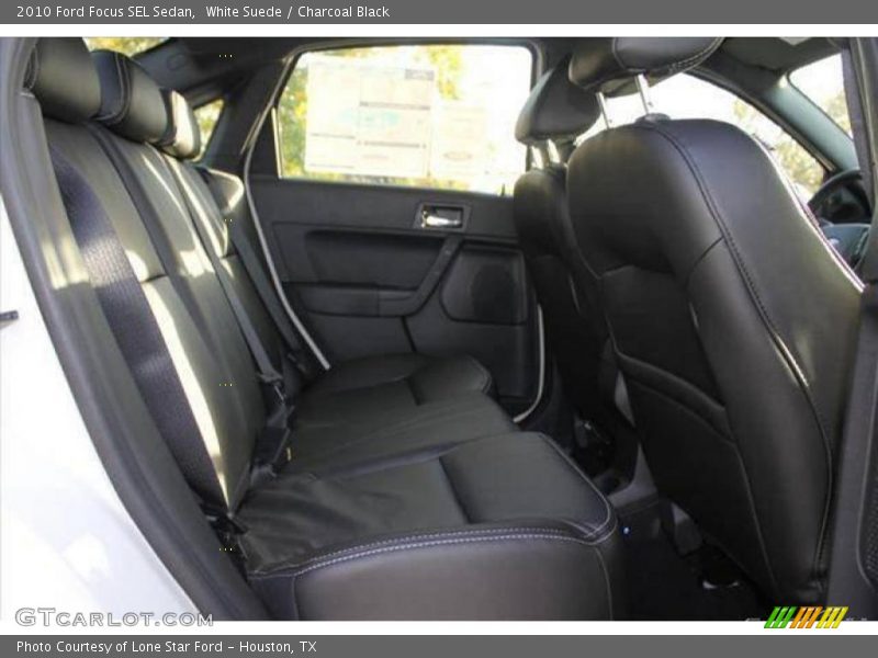 White Suede / Charcoal Black 2010 Ford Focus SEL Sedan