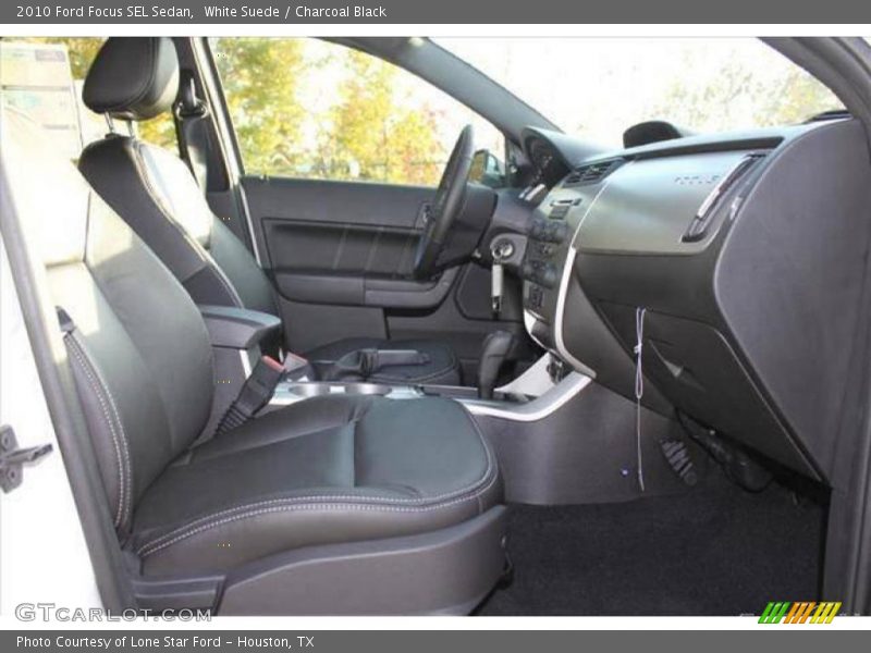 White Suede / Charcoal Black 2010 Ford Focus SEL Sedan