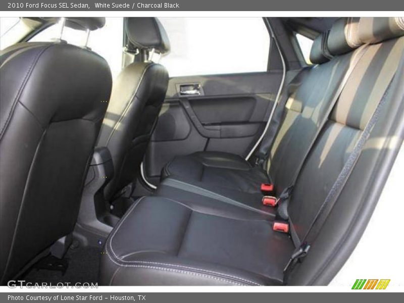 White Suede / Charcoal Black 2010 Ford Focus SEL Sedan