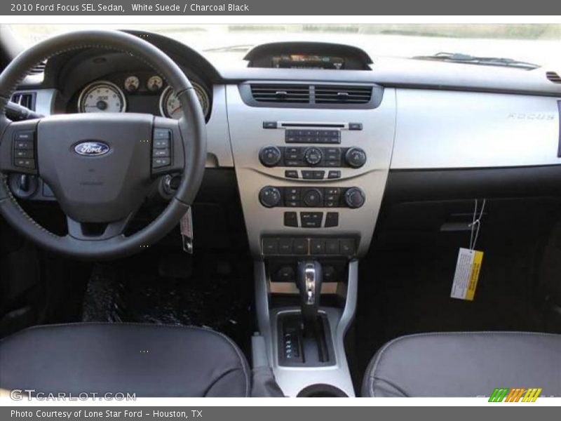 White Suede / Charcoal Black 2010 Ford Focus SEL Sedan