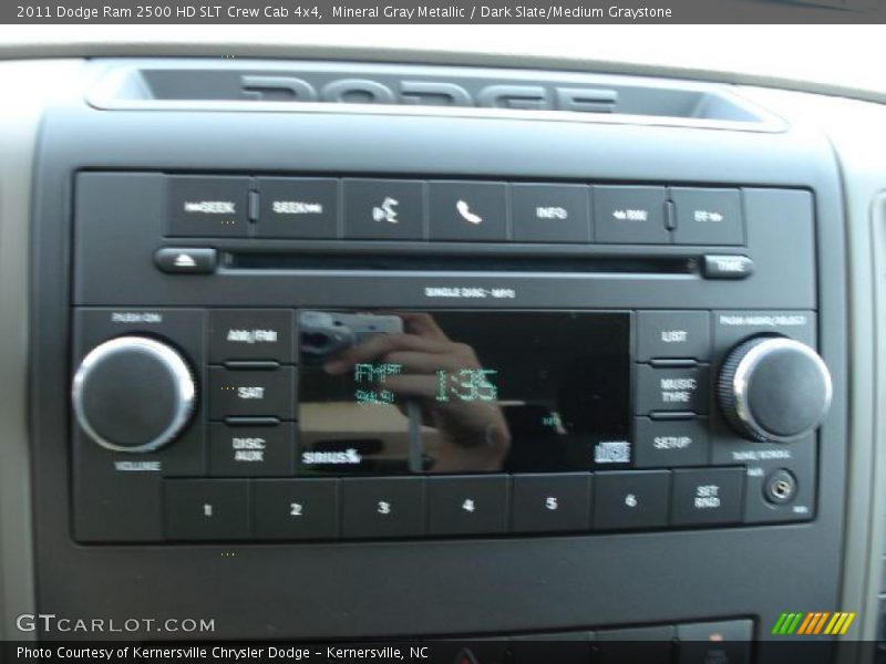 Mineral Gray Metallic / Dark Slate/Medium Graystone 2011 Dodge Ram 2500 HD SLT Crew Cab 4x4