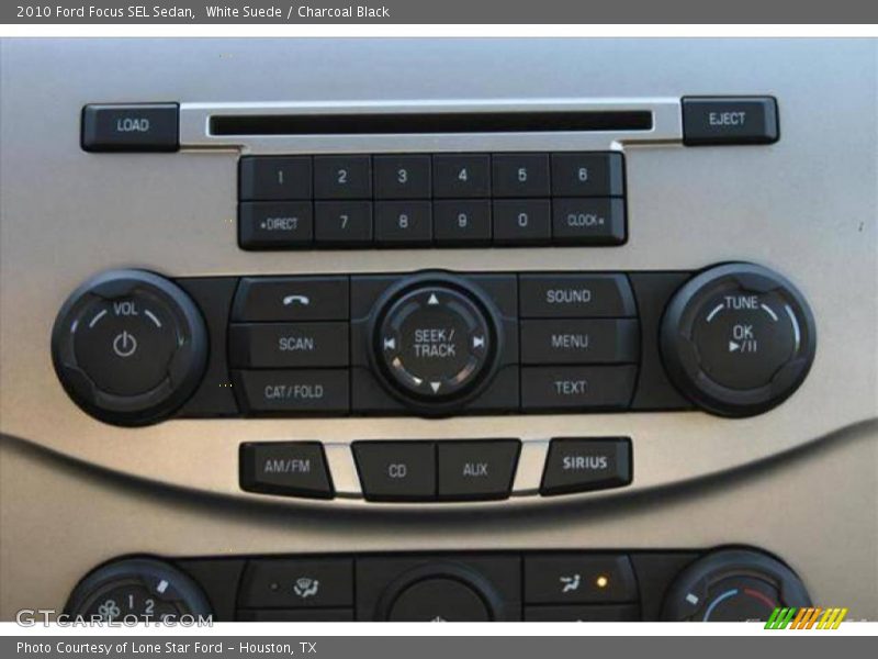 White Suede / Charcoal Black 2010 Ford Focus SEL Sedan