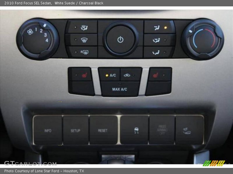 White Suede / Charcoal Black 2010 Ford Focus SEL Sedan