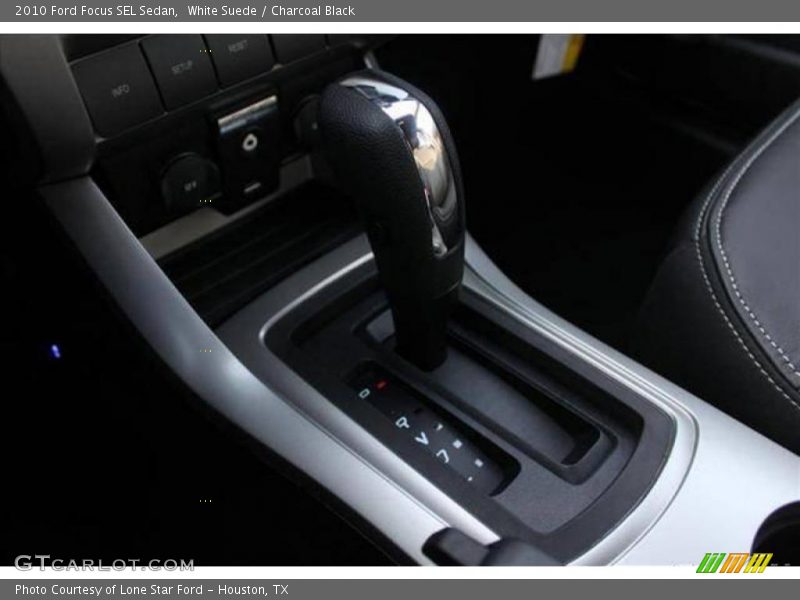 White Suede / Charcoal Black 2010 Ford Focus SEL Sedan