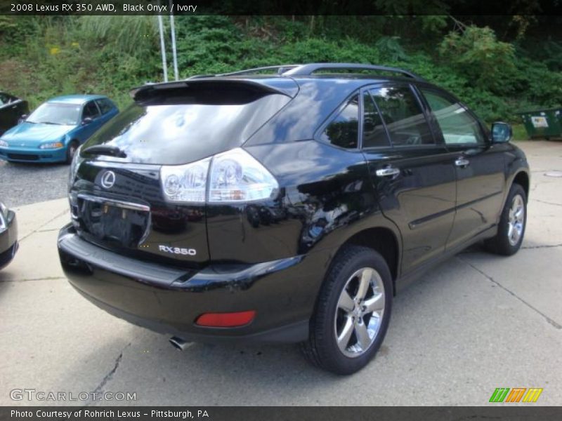 Black Onyx / Ivory 2008 Lexus RX 350 AWD