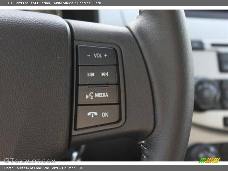 White Suede / Charcoal Black 2010 Ford Focus SEL Sedan