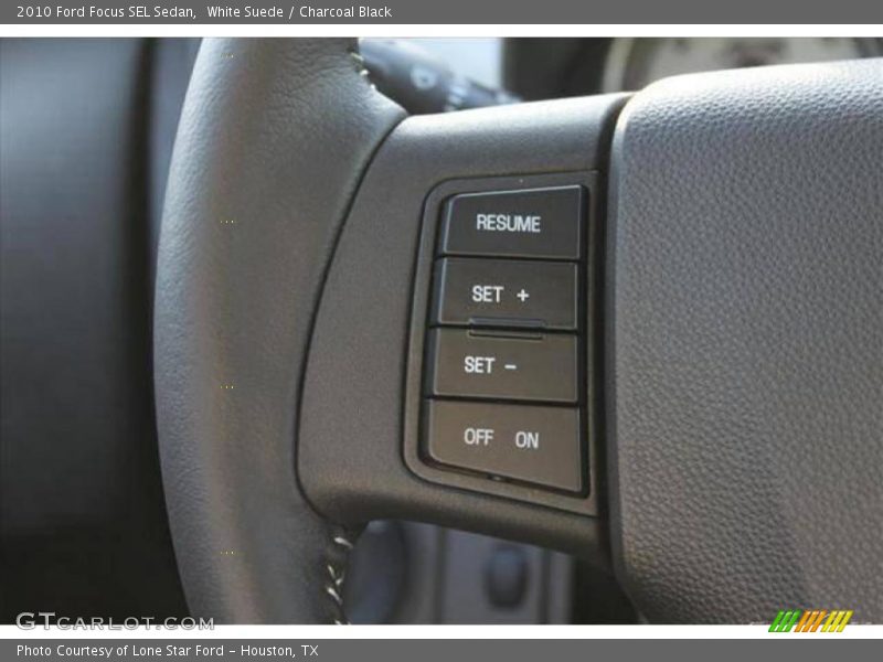 White Suede / Charcoal Black 2010 Ford Focus SEL Sedan