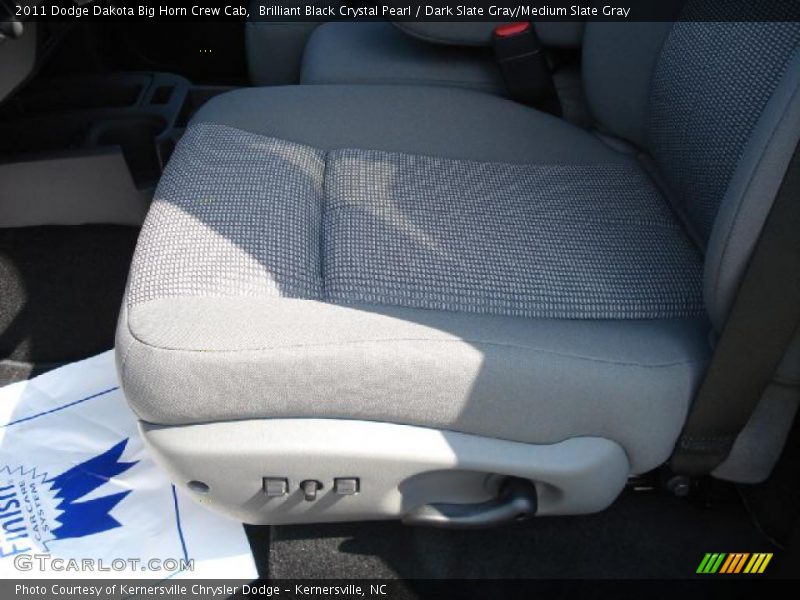 Brilliant Black Crystal Pearl / Dark Slate Gray/Medium Slate Gray 2011 Dodge Dakota Big Horn Crew Cab