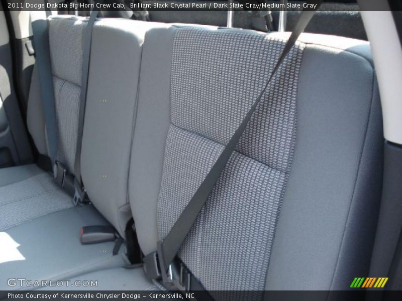 Brilliant Black Crystal Pearl / Dark Slate Gray/Medium Slate Gray 2011 Dodge Dakota Big Horn Crew Cab