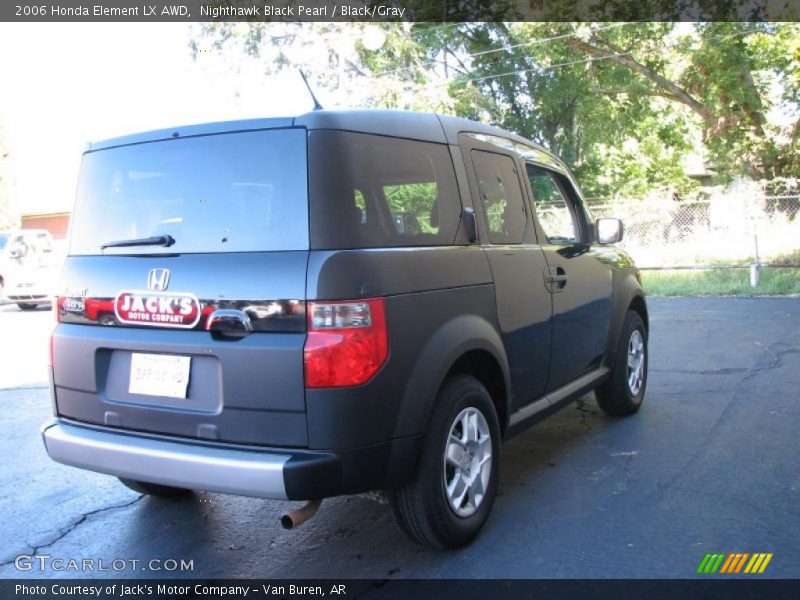 Nighthawk Black Pearl / Black/Gray 2006 Honda Element LX AWD