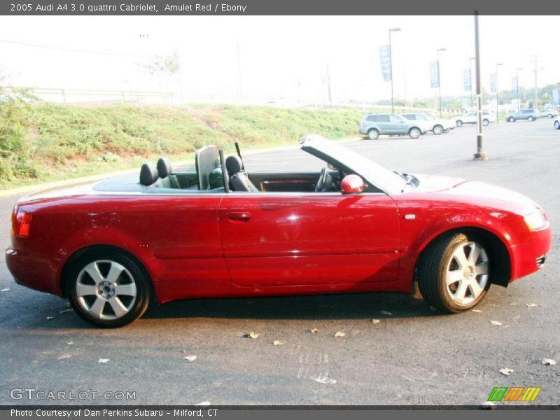 Amulet Red / Ebony 2005 Audi A4 3.0 quattro Cabriolet