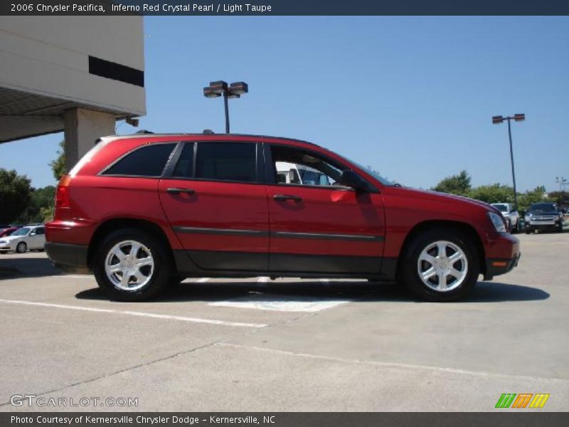 Inferno Red Crystal Pearl / Light Taupe 2006 Chrysler Pacifica