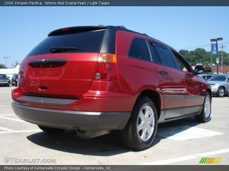 Inferno Red Crystal Pearl / Light Taupe 2006 Chrysler Pacifica