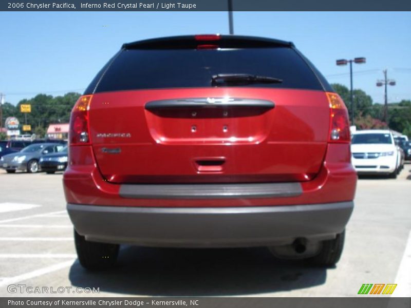Inferno Red Crystal Pearl / Light Taupe 2006 Chrysler Pacifica