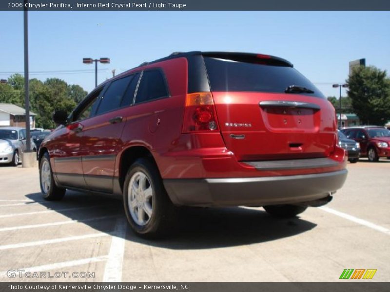 Inferno Red Crystal Pearl / Light Taupe 2006 Chrysler Pacifica