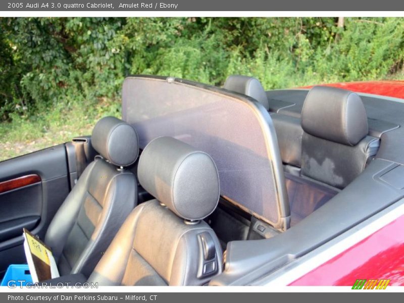 Amulet Red / Ebony 2005 Audi A4 3.0 quattro Cabriolet