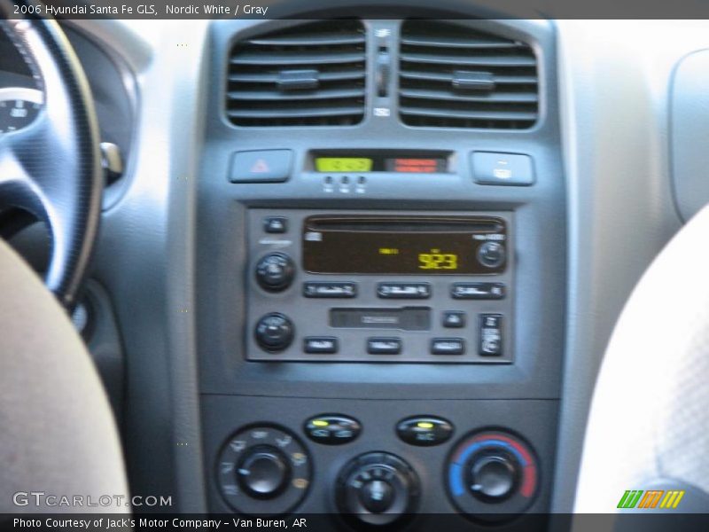 Nordic White / Gray 2006 Hyundai Santa Fe GLS