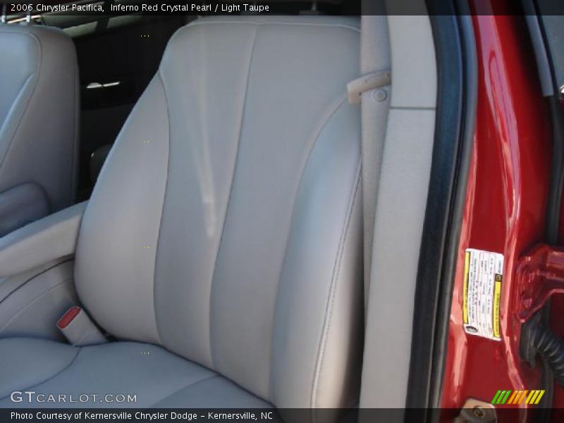 Inferno Red Crystal Pearl / Light Taupe 2006 Chrysler Pacifica