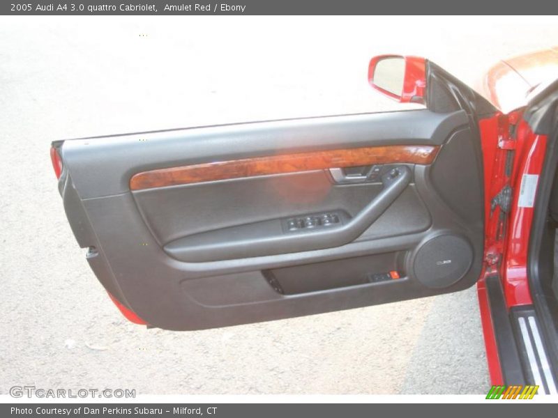 Amulet Red / Ebony 2005 Audi A4 3.0 quattro Cabriolet