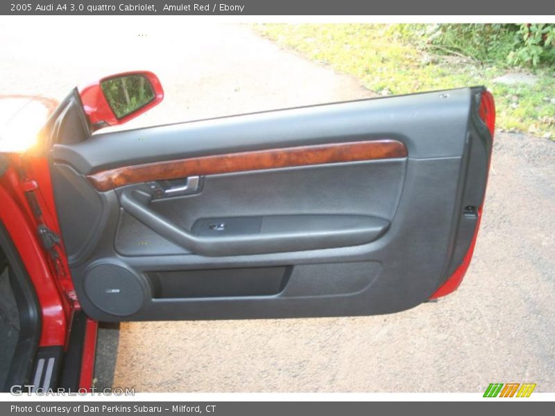Amulet Red / Ebony 2005 Audi A4 3.0 quattro Cabriolet