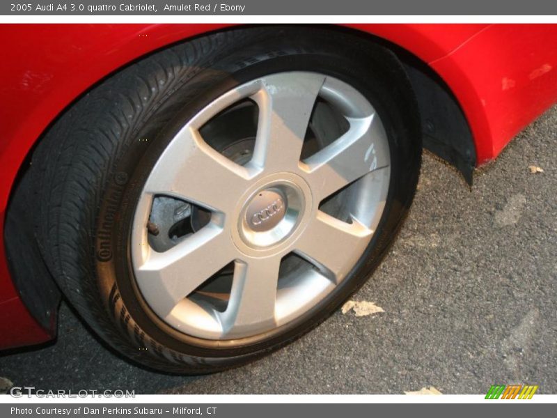 Amulet Red / Ebony 2005 Audi A4 3.0 quattro Cabriolet