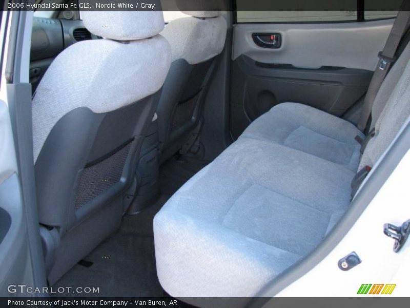 Nordic White / Gray 2006 Hyundai Santa Fe GLS