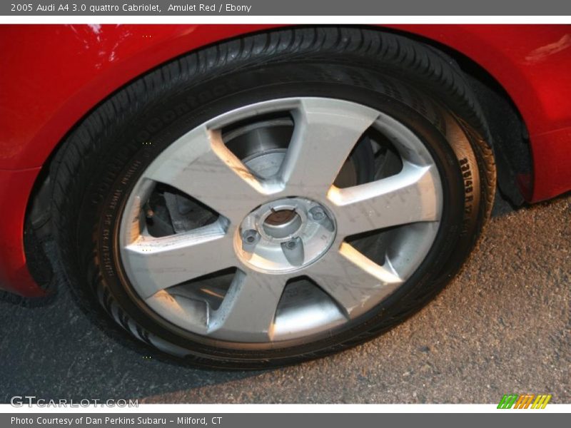 Amulet Red / Ebony 2005 Audi A4 3.0 quattro Cabriolet