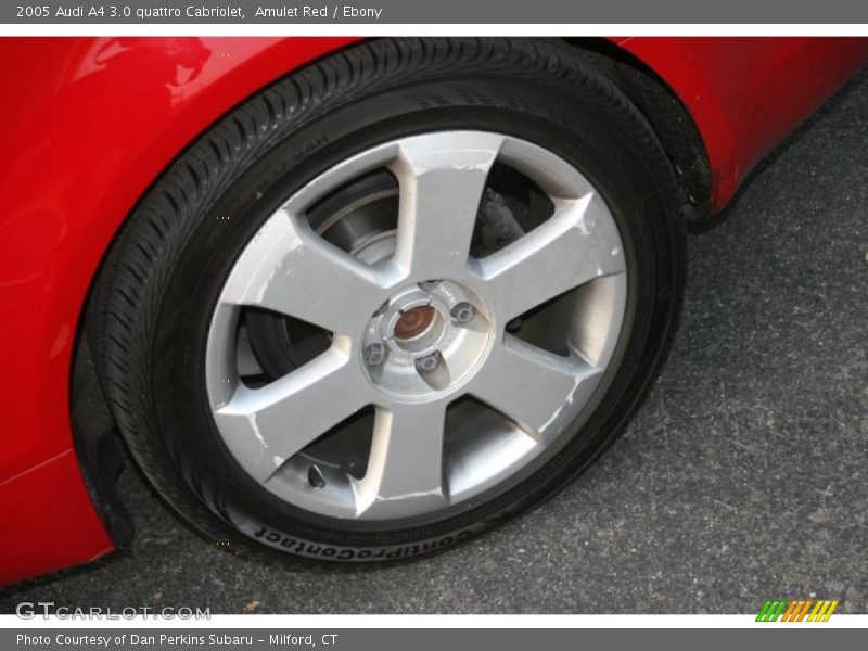 Amulet Red / Ebony 2005 Audi A4 3.0 quattro Cabriolet