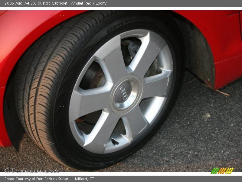 Amulet Red / Ebony 2005 Audi A4 3.0 quattro Cabriolet