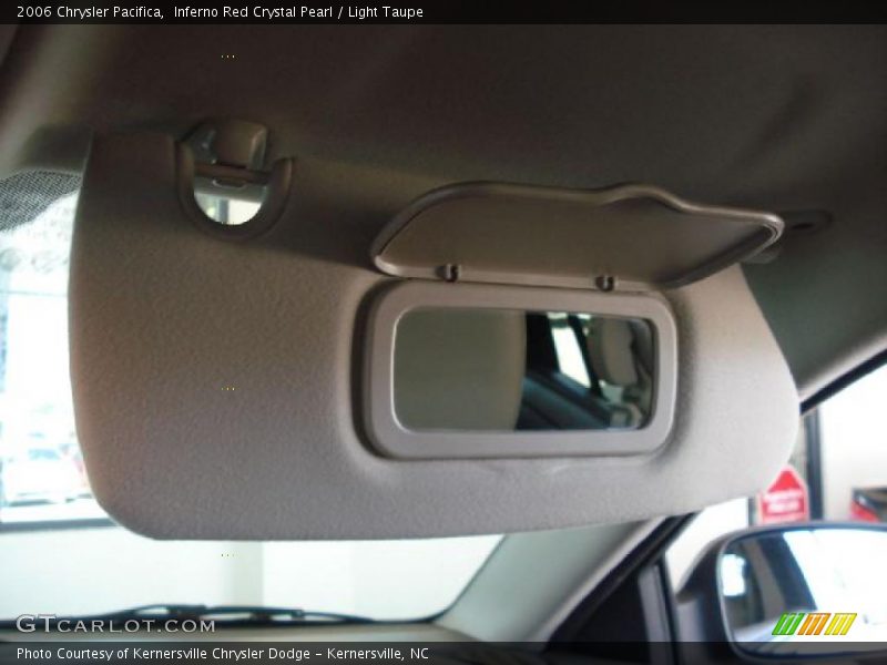 Inferno Red Crystal Pearl / Light Taupe 2006 Chrysler Pacifica