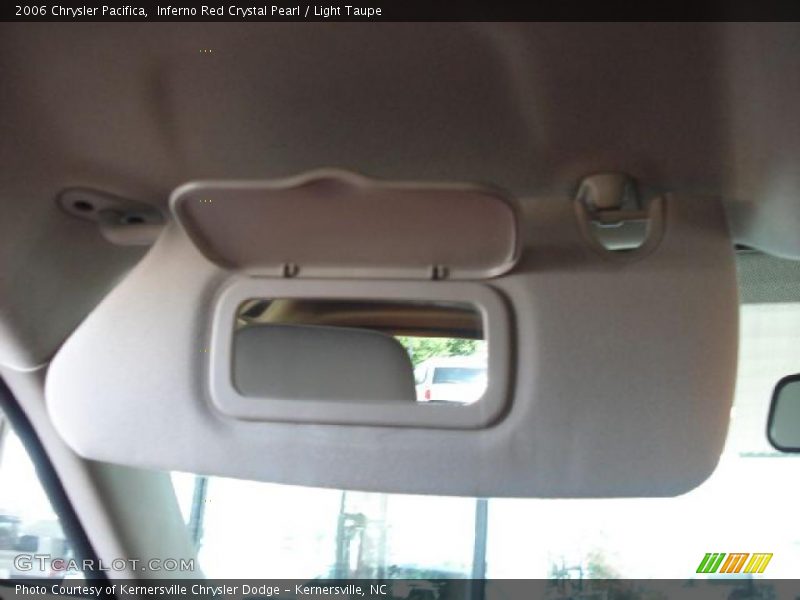 Inferno Red Crystal Pearl / Light Taupe 2006 Chrysler Pacifica