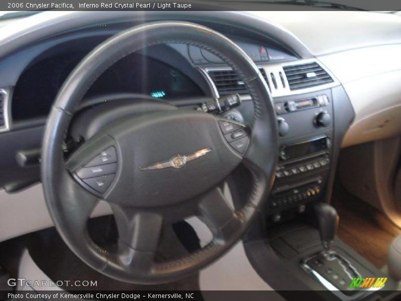 Inferno Red Crystal Pearl / Light Taupe 2006 Chrysler Pacifica