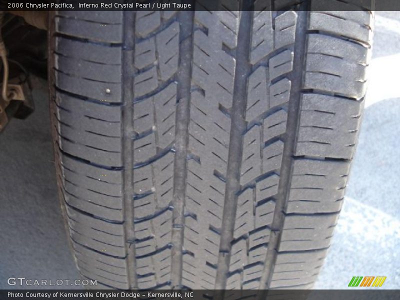 Inferno Red Crystal Pearl / Light Taupe 2006 Chrysler Pacifica