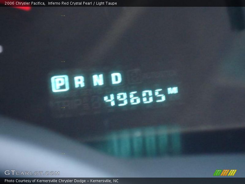 Inferno Red Crystal Pearl / Light Taupe 2006 Chrysler Pacifica