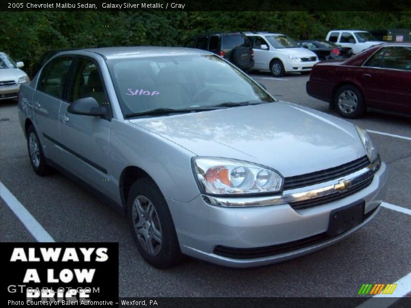 Galaxy Silver Metallic / Gray 2005 Chevrolet Malibu Sedan