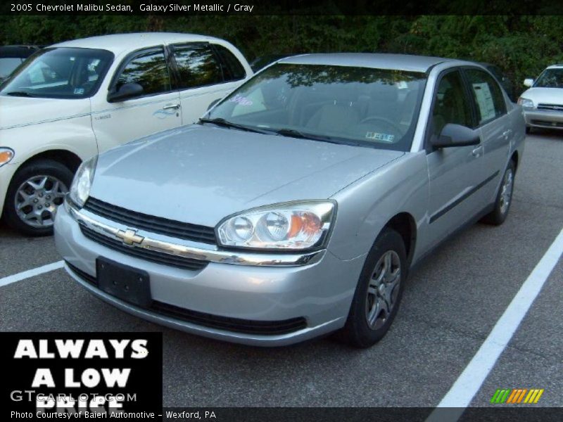 Galaxy Silver Metallic / Gray 2005 Chevrolet Malibu Sedan