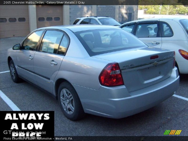 Galaxy Silver Metallic / Gray 2005 Chevrolet Malibu Sedan