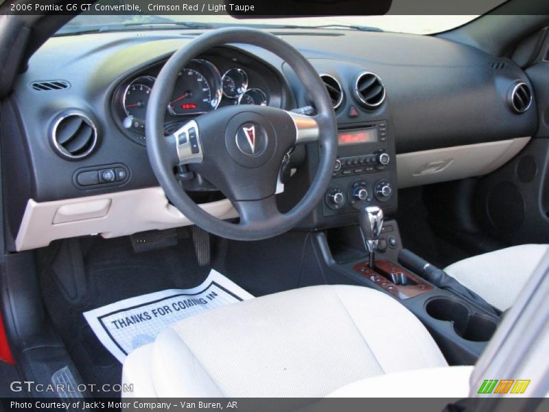 Crimson Red / Light Taupe 2006 Pontiac G6 GT Convertible