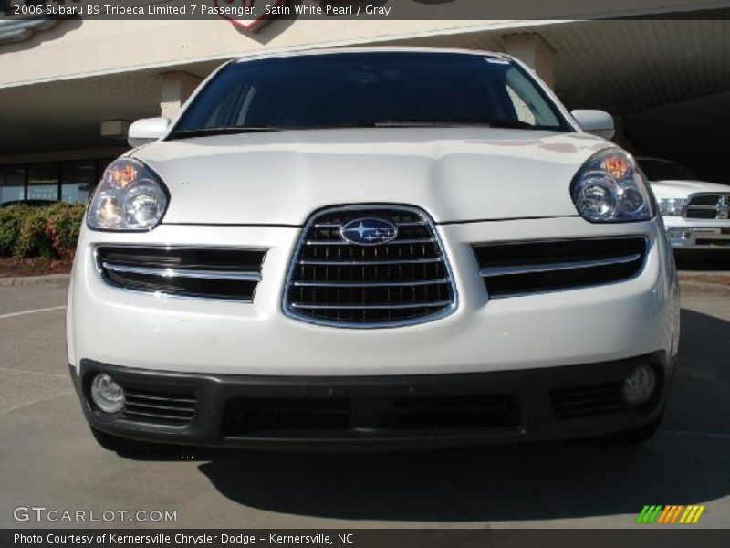 Satin White Pearl / Gray 2006 Subaru B9 Tribeca Limited 7 Passenger