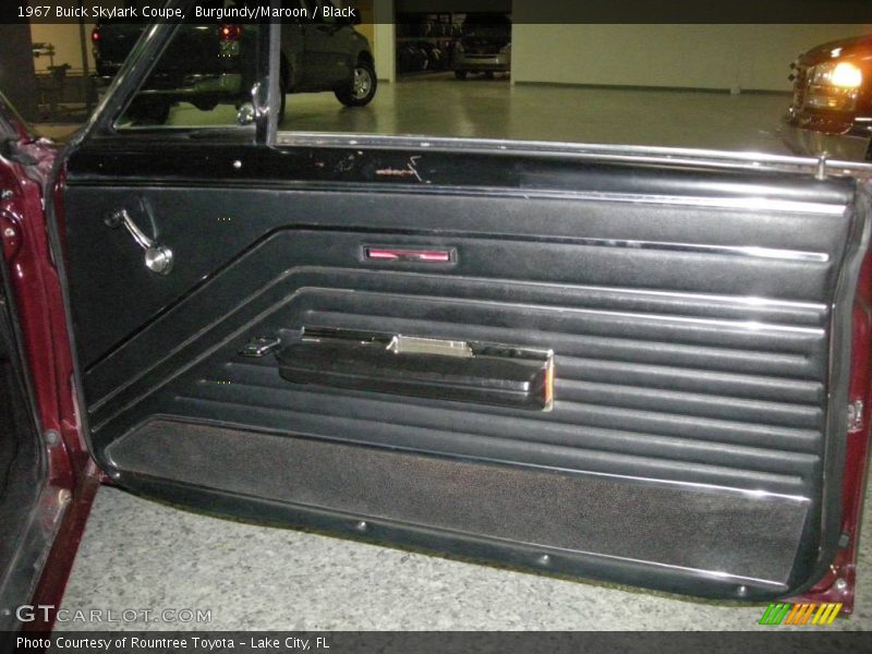 Burgundy/Maroon / Black 1967 Buick Skylark Coupe