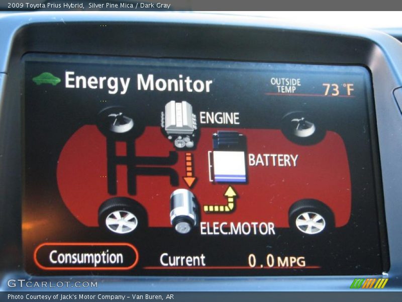 Silver Pine Mica / Dark Gray 2009 Toyota Prius Hybrid