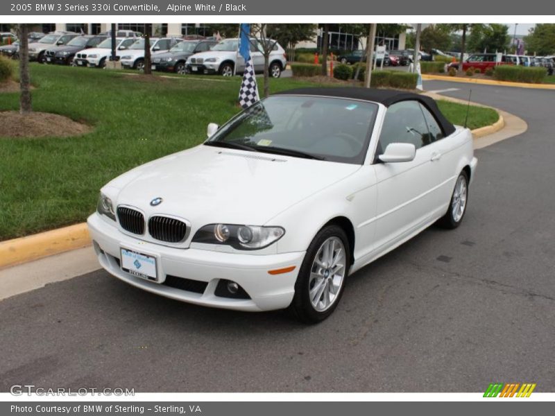 Alpine White / Black 2005 BMW 3 Series 330i Convertible