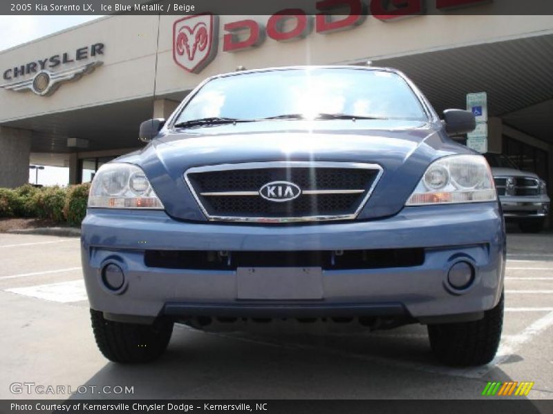 Ice Blue Metallic / Beige 2005 Kia Sorento LX