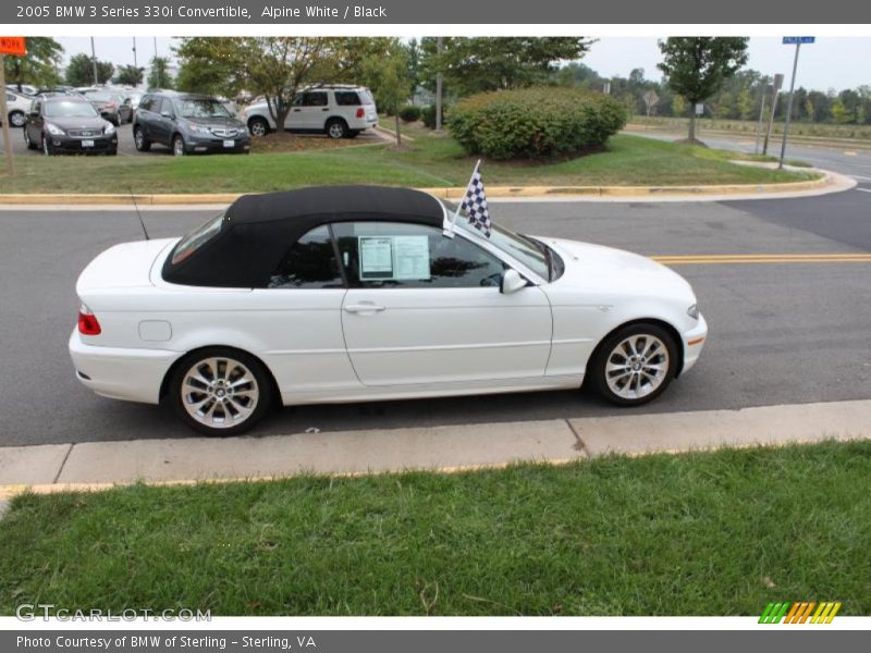 Alpine White / Black 2005 BMW 3 Series 330i Convertible