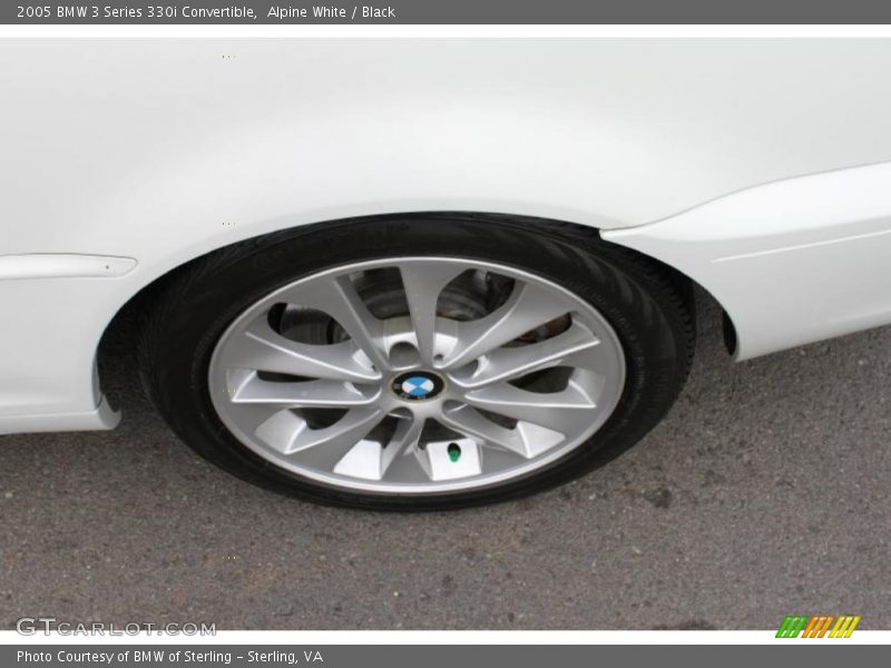 Alpine White / Black 2005 BMW 3 Series 330i Convertible