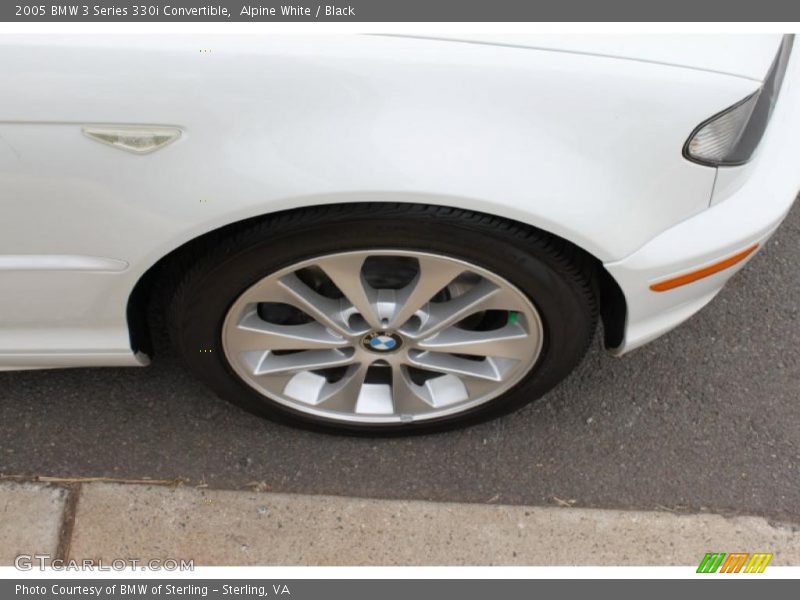 Alpine White / Black 2005 BMW 3 Series 330i Convertible