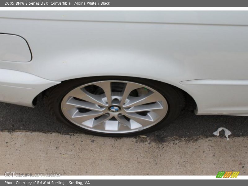 Alpine White / Black 2005 BMW 3 Series 330i Convertible