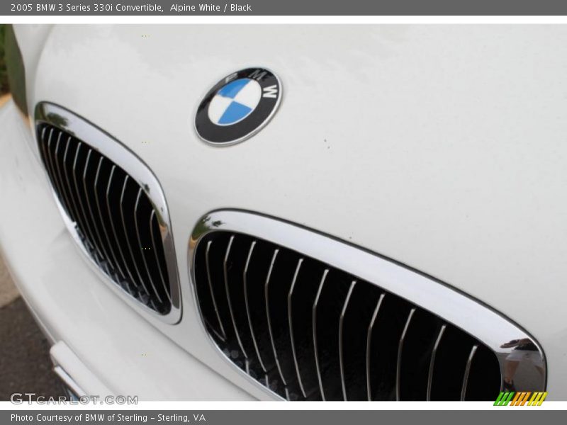 Alpine White / Black 2005 BMW 3 Series 330i Convertible